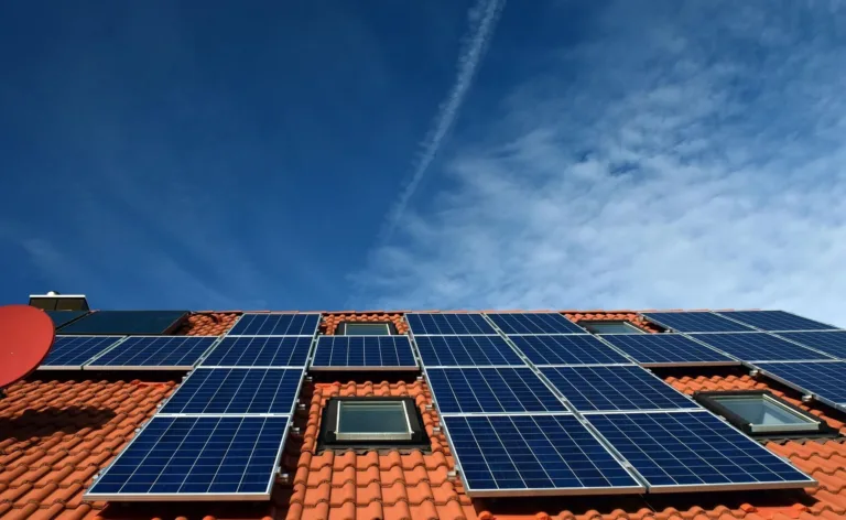Home Battery Storage system connected to rooftop solar panels at an Australian home