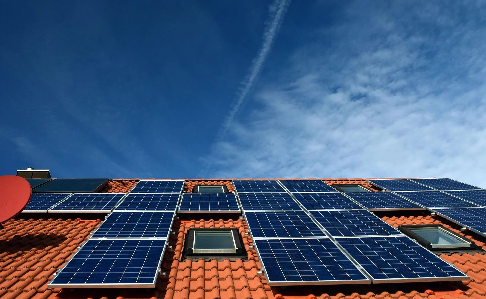Home Battery Storage system connected to rooftop solar panels at an Australian home